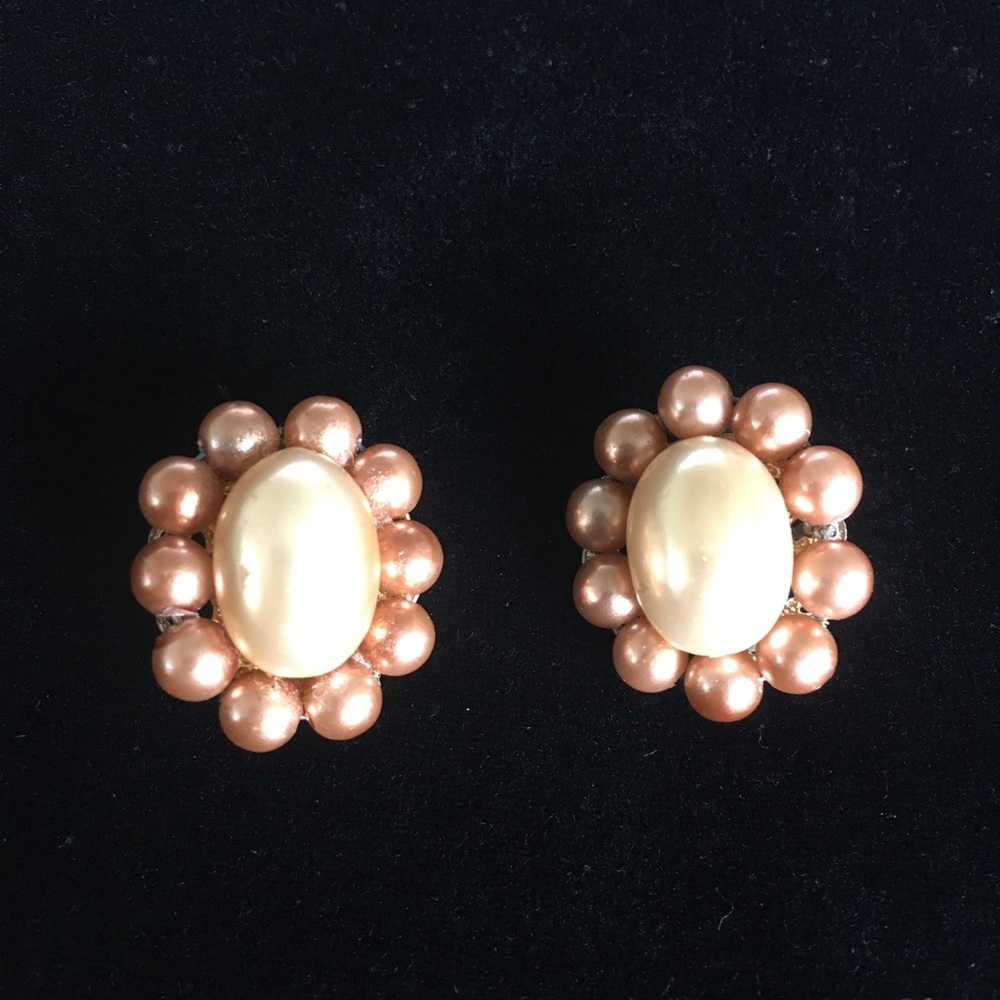 Japan Vintage Clip On Earrings
